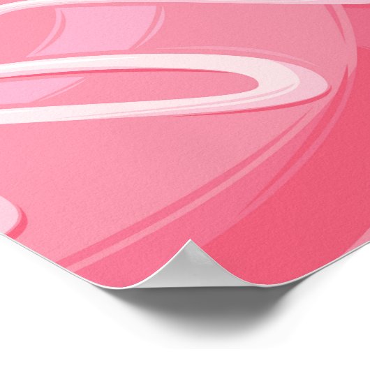 Glazed Donuts Naadloze Achtergrond Poster (Hoek)