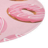 Glazed Donuts Naadloze Achtergrond Snijplank (Hoek)