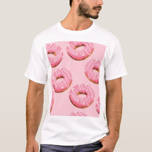 Glazed Donuts Naadloze Achtergrond T-shirt