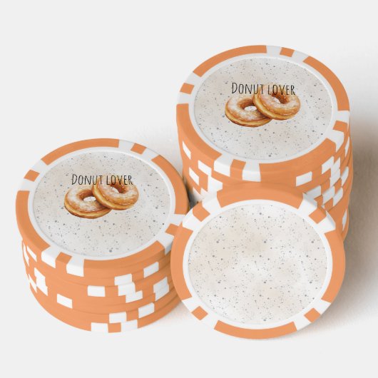 Glazed Donuts Sweet Treats Poker Chips (Opstapeling)