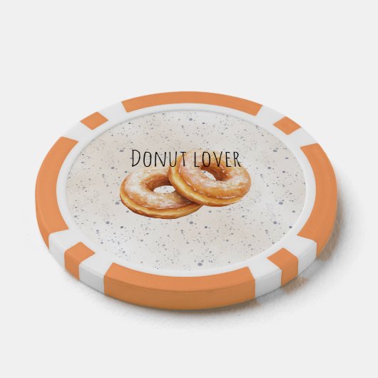 Glazed Donuts Sweet Treats Poker Chips (Enkel)
