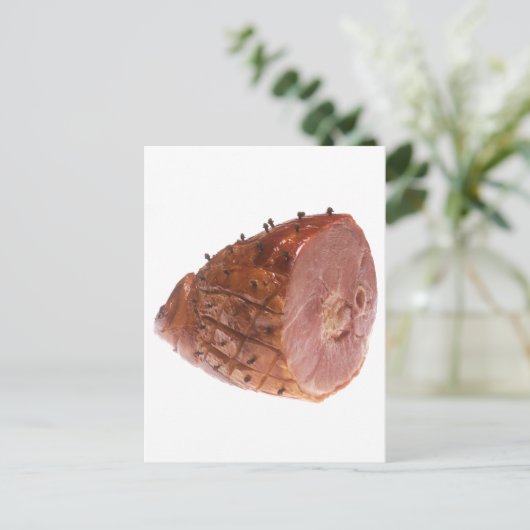 Glazed Ham Briefkaart (Staand voorkant)