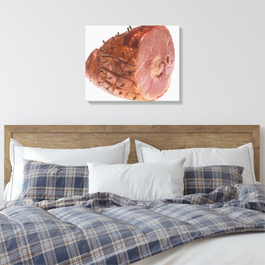 Glazed Ham Canvas Afdruk (Insitu (Slaapkamer))