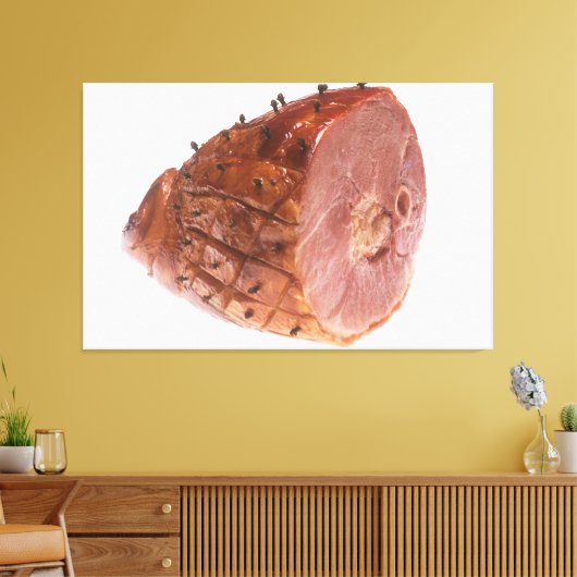 Glazed Ham Canvas Afdruk (Insitu (Woonkamer))