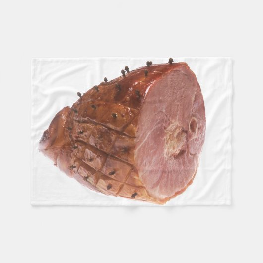Glazed Ham Fleece Deken (Voorkant (Horizontaal))