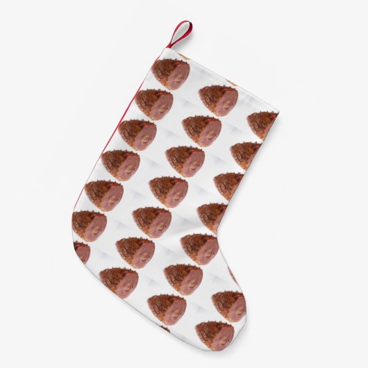 Glazed Ham Kleine Kerstsok (Voorkant (Hangend))