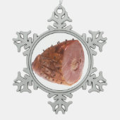 Glazed Ham Tin Sneeuwvlok Ornament (Voorkant)