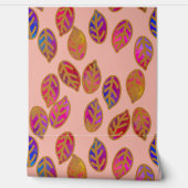 Glazed Leaves at Sunset Behang (Afrollen)