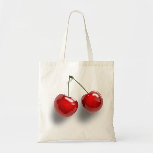 Glazed Stemmed Cherries Quirky Tote Bag (Voorkant)