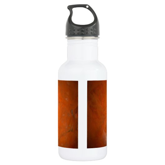 Glazed Terra Cotta Thankful Waterfles (Achterkant)