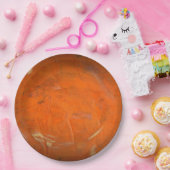 Glazed Terracotta Faux Finish Papieren Bordje (Feest)