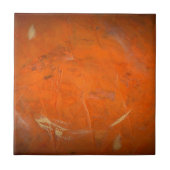 Glazed Terracotta Faux Finish Tegeltje (Voorkant)