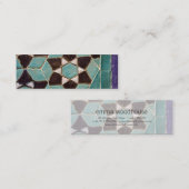 Glazed Tile Mosaic Mini Visitekaartje (Voorkant / Achterkant)