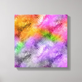 Glazen Ametrine Paarse Textuur Canvas Afdruk