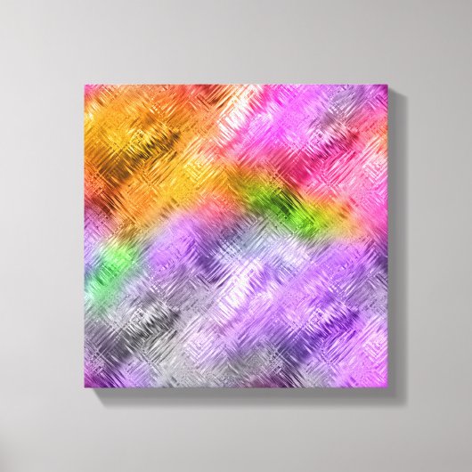 Glazen Ametrine Paarse Textuur Canvas Afdruk (Voorkant)