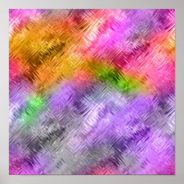 Glazen Ametrine Paarse Textuur Poster