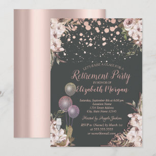 Glazen Ballonnen Hoge Hakken Boho Bloemen Pensioen Kaart