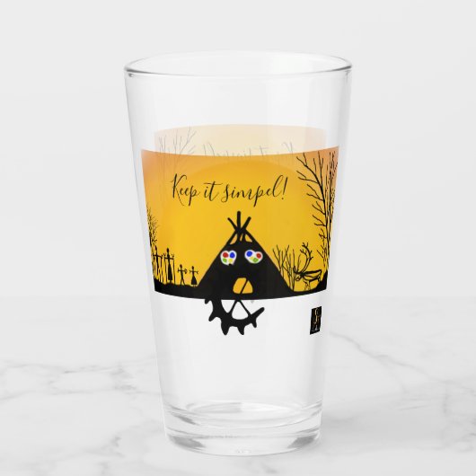 Glazen beker (Achterkant)