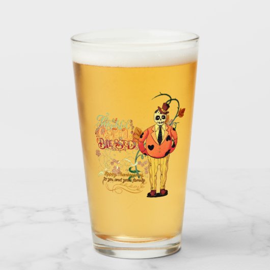 Glazen beker (Voorkant gevuld)