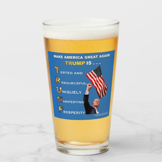 Glazen beker (Voorkant gevuld)