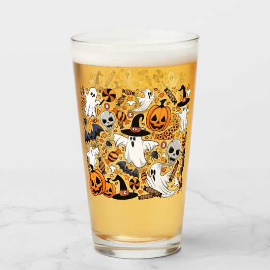 Glazen beker (Voorkant gevuld)