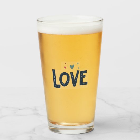 Glazen beker (Voorkant gevuld)