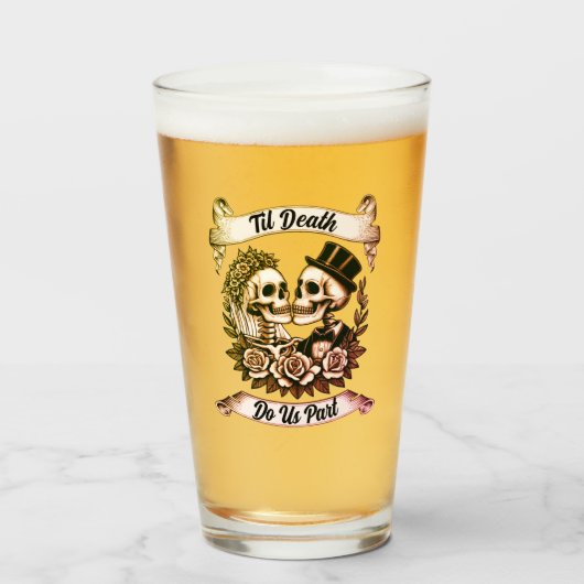 Glazen beker (Voorkant gevuld)