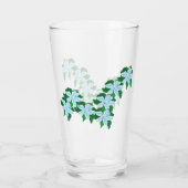 Glazen beker: bloem van Griekenland (Achterkant)