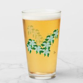 Glazen beker: bloem van Griekenland