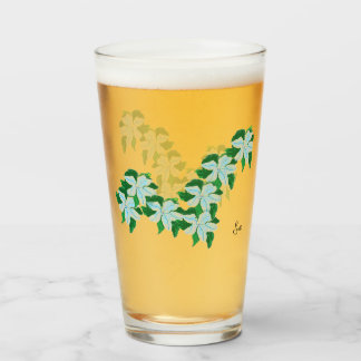 Glazen beker: bloem van Griekenland