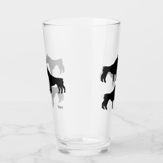 Glazen beker: Dorst (Rechts)