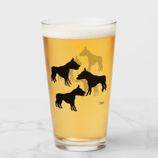 Glazen beker: Dorst (Voorkant gevuld)