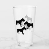 Glazen beker: Dorst (Voorkant)