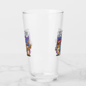 Glazen beker grappige cartoon huisdieren glas (Links)