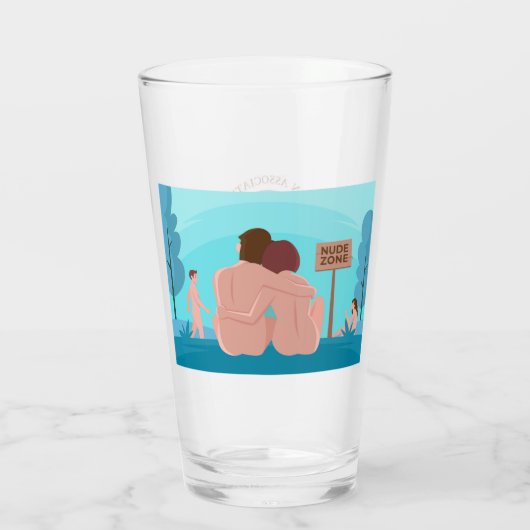 Glazen beker in het bos (Achterkant)