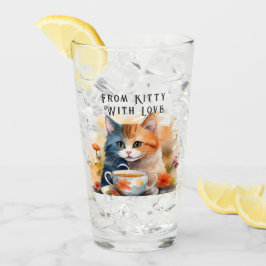 Glazen beker - Kat Gift