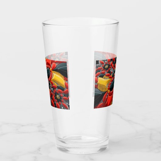 Glazen beker met Duitsland Kleuren (Rechts)