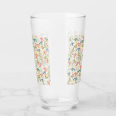 Glazen beker met naadloze bloem (Rechts)