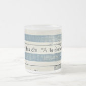 Glazen beker met Ocean Details Matglas Koffiemok (Center)