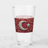 Glazen beker met Turkse kleuren (Voorkant)