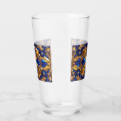 Glazen beker met Zweden Kleuren (Rechts)