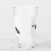 Glazen beker: Violin Piano Roos (Links)