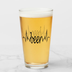 Glazen beker voor bierliefhebbers