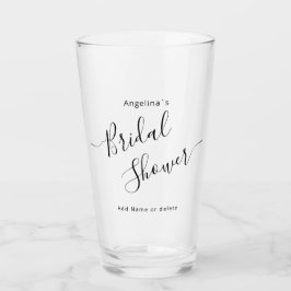 Glazen beker voor een vrijgezellenfeest.