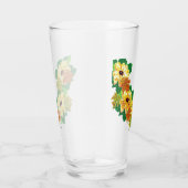 Glazen beker: Zwarte-verige Susan met een herfst l (Rechts)