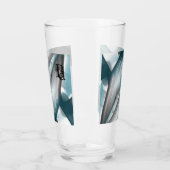 Glazen Bekerkunst Abstracte Trend Decor Blauwe Oce (Links)