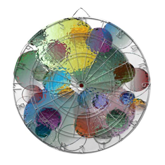 Glazen bellen dartbord (Voorkant)