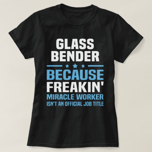 Glazen Bender T-shirt (Design voorkant)