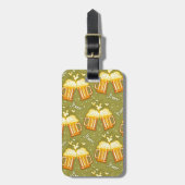 glazen bietenpatroon bagagelabel (Voorkant verticaal)