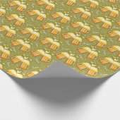 glazen bietenpatroon cadeaupapier (Hoek)